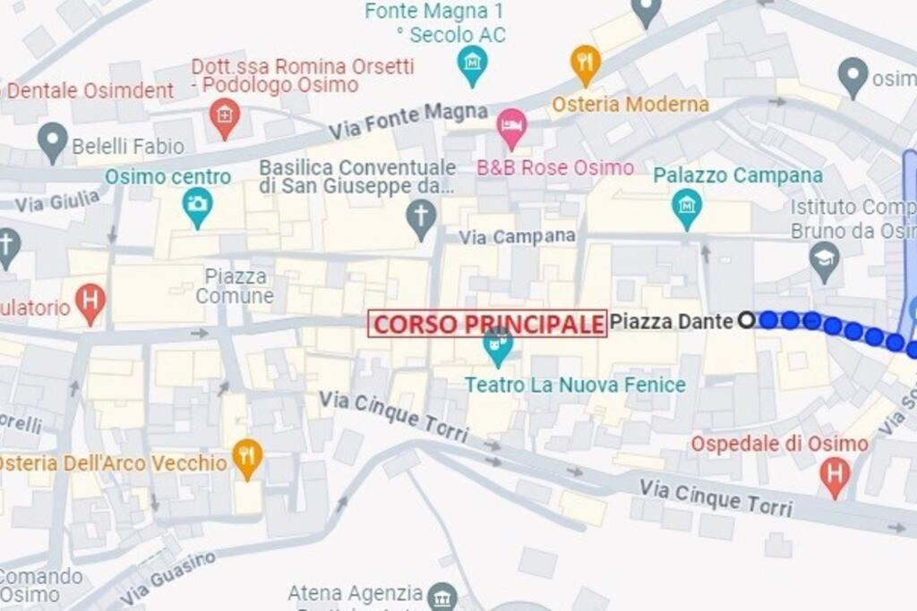 Apartamento Osimo Nel Cuore Del Centro, Free Wi-Fi E Netflix Exterior foto